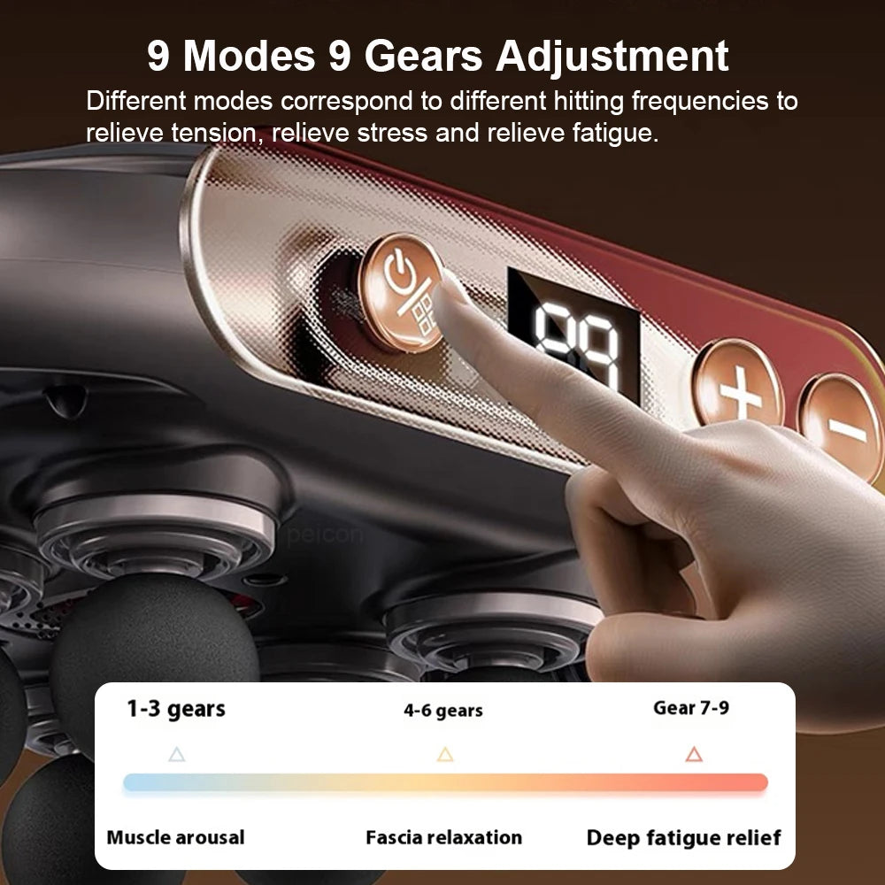 6-Head Muscle Recovery Gun.